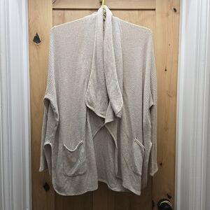 Abercrombie & Fitch Cream Cardigan with Pockets